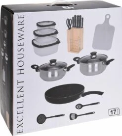 Excellent Houseware 18-delige Keukenset - RVS 10 Excellent Houseware 18-delige Keukenset - RVS -Eersteklas Kookgereiwinkel 1069x1200