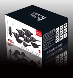 Royal Swiss® Pannenset - 33 Delig - Keramisch - Inductie - Afneembare Handgrepen - Geschikt Voor Oven - Zwart -Eersteklas Kookgereiwinkel 1120x1200 9