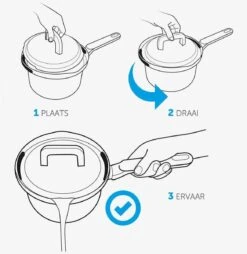 BK Flow Cool Pannenset - 9-delig - Veilig Afgietsysteem - Inductie -Eersteklas Kookgereiwinkel 1167x1200
