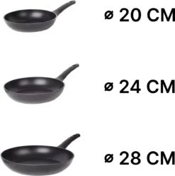 Masterchef Koekenpannen | 3-Delige Koekenpannenset | Inclusief 3 Inclusief Signature Collection Masterchef Messen | Ø 20, 24 En 28 Cm | Geschikt Voor Verschillende Warmtebronnen | Inductie, Elektrisch, Gas En Keramisch Pannenset | Vrij Van PFOA 7 Masterchef Koekenpannen | 3-Delige Koekenpannenset | Inclusief 3 Inclusief Signature Collection Masterchef Messen | Ø 20, 24 En 28 Cm | Geschikt Voor Verschillende Warmtebronnen | Inductie, Elektrisch, Gas En Keramisch Pannenset | Vrij Van PFOA -Eersteklas Kookgereiwinkel 1193x1200