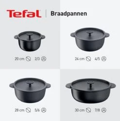 Tefal Trattoria Braadpan - Ø28 Cm - Inclusief Deksel 40 Tefal Trattoria Braadpan - Ø28 Cm - Inclusief Deksel -Eersteklas Kookgereiwinkel 1194x1200 2