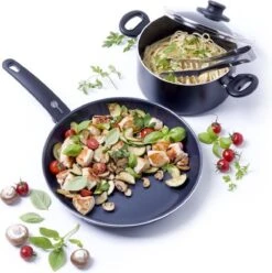 GreenPan Cambridge Koekenpan 20cm - Zwart - Inductie - PFAS-vrij -Eersteklas Kookgereiwinkel 1195x1200 5