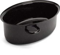 Emalia Geëmailleerde Braadpan Met Deksel 7L - Braadslede - Bakpan - Grillpan - Emaille - Zwart 11 Emalia Geëmailleerde Braadpan Met Deksel 7L - Braadslede - Bakpan - Grillpan - Emaille - Zwart -Eersteklas Kookgereiwinkel 1200x1099 2