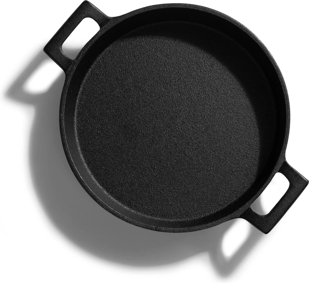 Spesely® Gietijzeren Pan Met Handvaten - Koekenpan - Hapjespan - Diameter 20cm - Gietijzeren Pan Bbq 3 Spesely® Gietijzeren Pan Met Handvaten - Koekenpan - Hapjespan - Diameter 20cm - Gietijzeren Pan Bbq