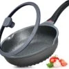 Wokpan - Multifunctionele 3 In 1 Pan Met Deksel + Wok + Hapjespan 28 Cm 1 Wokpan - Multifunctionele 3 In 1 Pan Met Deksel + Wok + Hapjespan 28 Cm -Eersteklas Kookgereiwinkel 1200x1113