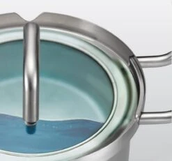 BK-Q-Linair Master Glas Kookpan 18 Cm - RVS - Glazen Deksel - Veilig Afgietsysteem - Inductie 18 BK-Q-Linair Master Glas Kookpan 18 Cm - RVS - Glazen Deksel - Veilig Afgietsysteem - Inductie -Eersteklas Kookgereiwinkel 1200x1120