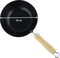 Orange85 Wokpan - Non Stick - Zwart - 20 Cm - Geschikt Voor Gas -Eersteklas Kookgereiwinkel 1200x1157 1