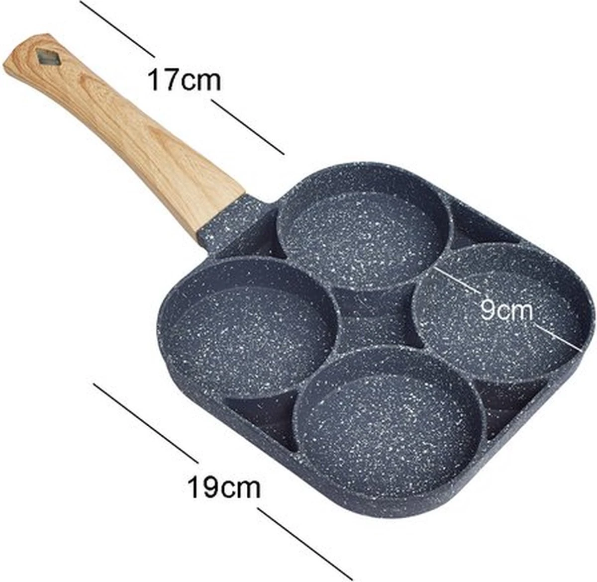 Alora 4-Delige Pannenkoekenpan - Pannenkoeken Maker - Cakemaker - Omeletpan - Omeletmaker - Eierpan - Koekjes Maker - 4-in-1 Pannenset 11 Alora 4-Delige Pannenkoekenpan - Pannenkoeken Maker - Cakemaker - Omeletpan - Omeletmaker - Eierpan - Koekjes Maker - 4-in-1 Pannenset - Afbeelding 9