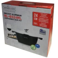 Royalty Line - Marble Soep/braadpan - Met Glazen Deksel Zwart - 24 CM. RL-BS24ML 25 Royalty Line - Marble Soep/braadpan - Met Glazen Deksel Zwart - 24 CM. RL-BS24ML -Eersteklas Kookgereiwinkel 1200x1190 3