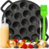 IRONO Poffertjespan Set - Incl. Doseerfles, Kwast En Vork - Poffertjespan Inductie En Electrisch - Poffertjesmaker 19 Poffertjes - Poffertjes Maken - Spuitfles - Cadeau Voor Mannen En Vrouwen 2 IRONO Poffertjespan Set - Incl. Doseerfles, Kwast En Vork - Poffertjespan Inductie En Electrisch - Poffertjesmaker 19 Poffertjes - Poffertjes Maken - Spuitfles - Cadeau Voor Mannen En Vrouwen -Eersteklas Kookgereiwinkel 1200x1191 3