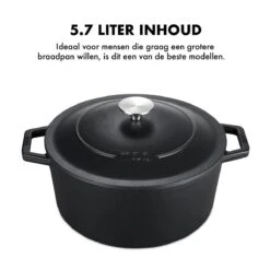 MOA Gietijzeren Braadpan - Inhoud 5,7 Liter - 26CM - Rond - Alle Warmtebronnen - Ook Voor Inductie - Gewicht 5,8 Kg - Zwart - C26B 10 MOA Gietijzeren Braadpan - Inhoud 5,7 Liter - 26CM - Rond - Alle Warmtebronnen - Ook Voor Inductie - Gewicht 5,8 Kg - Zwart - C26B -Eersteklas Kookgereiwinkel 1200x1200 1012
