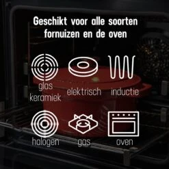 Daumonet Carême Rouge Gietijzeren Braadpan - Sudderpan Kersen Rood - Rond - Ø26 Cm - 4,4 Liter - PFAS & PFOA Vrij - Emaille - Geschikt Voor Alle Warmtebronnen - Elektrisch - Gas - Halogeen - Inductie - Keramisch - Vaatwasserbestendig 21 Daumonet Carême Rouge Gietijzeren Braadpan - Sudderpan Kersen Rood - Rond - Ø26 Cm - 4,4 Liter - PFAS & PFOA Vrij - Emaille - Geschikt Voor Alle Warmtebronnen - Elektrisch - Gas - Halogeen - Inductie - Keramisch - Vaatwasserbestendig -Eersteklas Kookgereiwinkel 1200x1200 1071