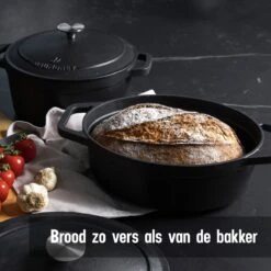 Gietijzeren Braadpan - Sudderpan Zwart Van Daumonet - Ovaal - Ø 29 Cm - 3 Liter - 100% PFAS & PFOA Vrij - Emaille - Geschikt Voor Alle Warmtebronnen - Elektrisch - Gas - Halogeen - Inductie - Keramisch - Vaatwasserbestendig 15 Gietijzeren Braadpan - Sudderpan Zwart Van Daumonet - Ovaal - Ø 29 Cm - 3 Liter - 100% PFAS & PFOA Vrij - Emaille - Geschikt Voor Alle Warmtebronnen - Elektrisch - Gas - Halogeen - Inductie - Keramisch - Vaatwasserbestendig -Eersteklas Kookgereiwinkel 1200x1200 1075