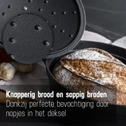 Gietijzeren Braadpan - Sudderpan Zwart Van Daumonet - Ovaal - Ø 29 Cm - 3 Liter - 100% PFAS & PFOA Vrij - Emaille - Geschikt Voor Alle Warmtebronnen - Elektrisch - Gas - Halogeen - Inductie - Keramisch - Vaatwasserbestendig 16 Gietijzeren Braadpan - Sudderpan Zwart Van Daumonet - Ovaal - Ø 29 Cm - 3 Liter - 100% PFAS & PFOA Vrij - Emaille - Geschikt Voor Alle Warmtebronnen - Elektrisch - Gas - Halogeen - Inductie - Keramisch - Vaatwasserbestendig -Eersteklas Kookgereiwinkel 1200x1200 1076