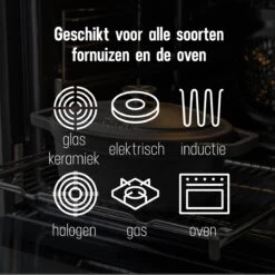 Gietijzeren Braadpan - Sudderpan Zwart Van Daumonet - Ovaal - Ø 29 Cm - 3 Liter - 100% PFAS & PFOA Vrij - Emaille - Geschikt Voor Alle Warmtebronnen - Elektrisch - Gas - Halogeen - Inductie - Keramisch - Vaatwasserbestendig 23 Gietijzeren Braadpan - Sudderpan Zwart Van Daumonet - Ovaal - Ø 29 Cm - 3 Liter - 100% PFAS & PFOA Vrij - Emaille - Geschikt Voor Alle Warmtebronnen - Elektrisch - Gas - Halogeen - Inductie - Keramisch - Vaatwasserbestendig -Eersteklas Kookgereiwinkel 1200x1200 1082