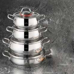 Karaca Emirgan Pannenset - 8 Delig - Geschikt Voor Inductie 12 Karaca Emirgan Pannenset - 8 Delig - Geschikt Voor Inductie -Eersteklas Kookgereiwinkel 1200x1200 114