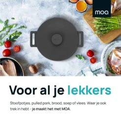 MOA Gietijzeren Braadpan - Inhoud 7,1 Liter - 29CM - Rond - Alle Warmtebronnen - Ook Voor Inductie - Gewicht 7,6 Kg - Zwart - MC29B 13 MOA Gietijzeren Braadpan - Inhoud 7,1 Liter - 29CM - Rond - Alle Warmtebronnen - Ook Voor Inductie - Gewicht 7,6 Kg - Zwart - MC29B -Eersteklas Kookgereiwinkel 1200x1200 1140