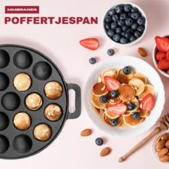 MM Brands Poffertjespan - Poffertjesmaker - Inductie / Oven / BBQ - Inclusief Handvat, Borstel En Vorken 17 MM Brands Poffertjespan - Poffertjesmaker - Inductie / Oven / BBQ - Inclusief Handvat, Borstel En Vorken -Eersteklas Kookgereiwinkel 1200x1200 1192