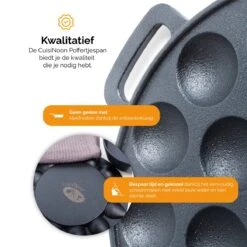 CuisiNoon® Poffertjespan Premium - Complete Poffertjesmaker Set - Inclusief Bakboek -Eersteklas Kookgereiwinkel 1200x1200 1202