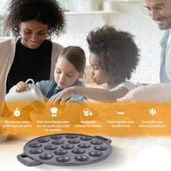 CuisiNoon® Poffertjespan Premium - Complete Poffertjesmaker Set - Inclusief Bakboek -Eersteklas Kookgereiwinkel 1200x1200 1203