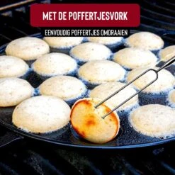 Rednas Poffertjespan Pakket - Incl. Luxe Giftbox - Incl.Bakkwast/Vork/Doseerfles - RVS/Gietijzer 15 Rednas Poffertjespan Pakket - Incl. Luxe Giftbox - Incl.Bakkwast/Vork/Doseerfles - RVS/Gietijzer -Eersteklas Kookgereiwinkel 1200x1200 1209