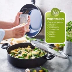 Greenpan Torino Keramische Hapjespan - 28 Cm - Met Glazen Deksel 24 Greenpan Torino Keramische Hapjespan - 28 Cm - Met Glazen Deksel -Eersteklas Kookgereiwinkel 1200x1200 1240