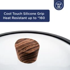 Westinghouse Hapjespan Inductie - Ø 28 Cm - Zwart Marmer Wood - Speciale Editie - Met Deksel - Geschikt Voor Alle Warmtebronnen 16 Westinghouse Hapjespan Inductie - Ø 28 Cm - Zwart Marmer Wood - Speciale Editie - Met Deksel - Geschikt Voor Alle Warmtebronnen -Eersteklas Kookgereiwinkel 1200x1200 1300