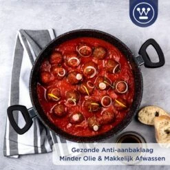 Westinghouse Hapjespan Inductie - Ø 32 Cm - Zwart Marmer - Met Deksel 17 Westinghouse Hapjespan Inductie - Ø 32 Cm - Zwart Marmer - Met Deksel -Eersteklas Kookgereiwinkel 1200x1200 1308