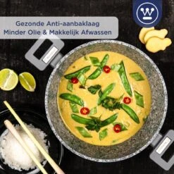 Westinghouse Kookpan/Braadpan Inductie - Ø 28 Cm - Grijs Graniet - Met Deksel - PFOA Vrij 17 Westinghouse Kookpan/Braadpan Inductie - Ø 28 Cm - Grijs Graniet - Met Deksel - PFOA Vrij -Eersteklas Kookgereiwinkel 1200x1200 153