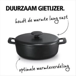Brabantia The Dutch Braadpan - Matt Black - 28 Cm - Gietijzer -Eersteklas Kookgereiwinkel 1200x1200 194