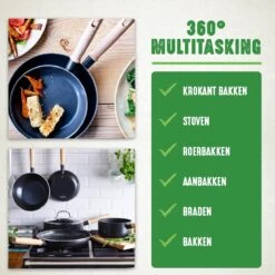 GreenChef Vintage Wokpan 28cm/3.7L - Zwart - Inductie - PFAS-vrij -Eersteklas Kookgereiwinkel 1200x1200 214