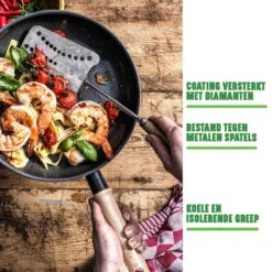 GreenChef Vintage Wokpan 28cm/3.7L - Zwart - Inductie - PFAS-vrij -Eersteklas Kookgereiwinkel 1200x1200 216