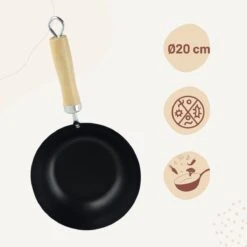 Orange85 Wokpan - Non Stick - Zwart - 20 Cm - Geschikt Voor Gas -Eersteklas Kookgereiwinkel 1200x1200 343