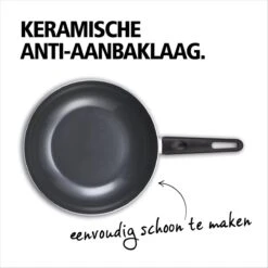BRABANTIA INDU+ Wokpan - Keramische Antiaanbaklaag - Ø 28 Cm - Inductie - Pfas Vrij -Eersteklas Kookgereiwinkel 1200x1200 360