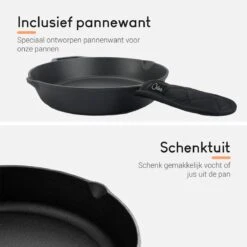 Ocina Gietijzeren Pan – ø30,5cm - Skillet - Koekenpan – Hapjespan – Koekenpan Inductie – Koekenpannenset - Gietijzeren Pan Bbq - Gietijzer -Eersteklas Kookgereiwinkel 1200x1200 396