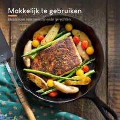 Ocina Gietijzeren Pan – ø30,5cm - Skillet - Koekenpan – Hapjespan – Koekenpan Inductie – Koekenpannenset - Gietijzeren Pan Bbq - Gietijzer -Eersteklas Kookgereiwinkel 1200x1200 399