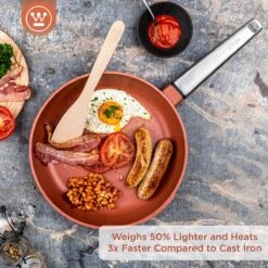 Westinghouse Performance Series - Koekenpan Inductie 28cm - Oven Geschikt - Rood - Geschikt Voor Alle Warmtebronnen -Eersteklas Kookgereiwinkel 1200x1200 418