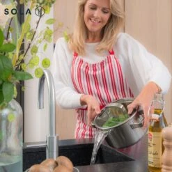 Sola Pannenset Juvia - 4 Delig - Ø 16,16,18,20 Cm - Zilver - RVS - Sandwichbodem -Eersteklas Kookgereiwinkel 1200x1200 46