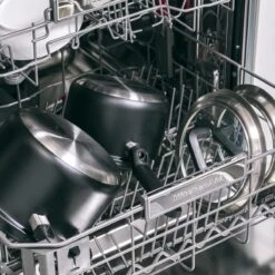 BK Flow Cool Black Glas Kookpannenset - 4-delig - Zwart - Glazen Deksel - Veilig Afgietsysteem - Inductie -Eersteklas Kookgereiwinkel 1200x1200 50