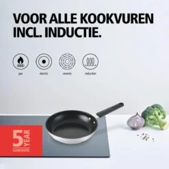 BRABANTIA ENJOYMENT Koekenpan - Keramische Antiaanbaklaag - Ø 24 Cm - Inductie - Pfas Vrij 10 BRABANTIA ENJOYMENT Koekenpan - Keramische Antiaanbaklaag - Ø 24 Cm - Inductie - Pfas Vrij -Eersteklas Kookgereiwinkel 1200x1200 505