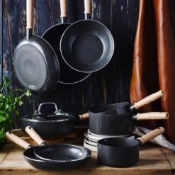 GreenChef Vintage Koekenpan 28cm - Zwart - Inductie - PFAS-vrij -Eersteklas Kookgereiwinkel 1200x1200 541