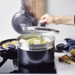 GreenPan Memphis Pannenset - 20-delig - Zwart - Inductie - PFAS-vrij 15 GreenPan Memphis Pannenset - 20-delig - Zwart - Inductie - PFAS-vrij -Eersteklas Kookgereiwinkel 1200x1200 63