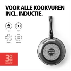 BRABANTIA LIVING Koekenpan - Ø 20 Cm - Antiaanbak - Inductie - Zwart 9 BRABANTIA LIVING Koekenpan - Ø 20 Cm - Antiaanbak - Inductie - Zwart -Eersteklas Kookgereiwinkel 1200x1200 632