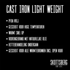 Skottsberg Koekenpan Cast Iron 28 Cm Gietijzer 12 Skottsberg Koekenpan Cast Iron 28 Cm Gietijzer -Eersteklas Kookgereiwinkel 1200x1200 746