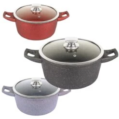 Royalty Line - Marble Soep/braadpan - Met Glazen Deksel Zwart - 20 CM. RL-BS20ML -Eersteklas Kookgereiwinkel 1200x1200 82