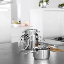 BK Conical Deluxe Kookpannenset - 5 Delig - RVS 22 BK Conical Deluxe Kookpannenset - 5 Delig - RVS -Eersteklas Kookgereiwinkel 1200x1200 86