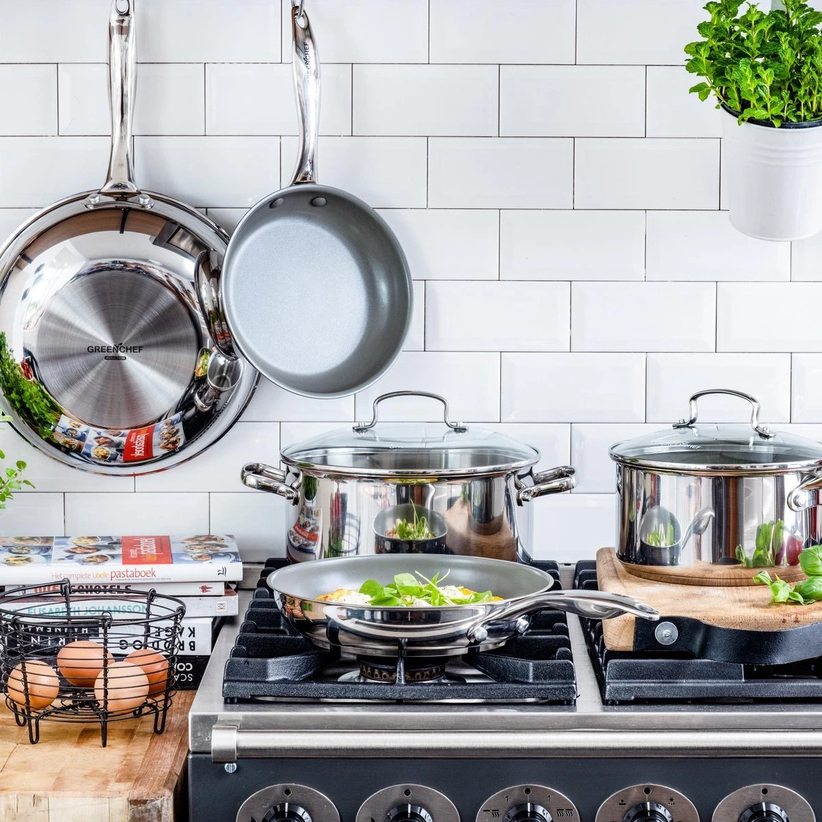 GreenChef Profile Plus Kookpan - 24cm - Inductie 4 GreenChef Profile Plus Kookpan - 24cm - Inductie - Afbeelding 2