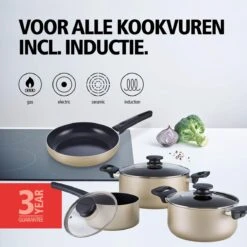 BRABANTIA START 2 COOK Pannenset - 4 Delig - Inductie - Keramische Anti Aanbaklaag - Pfas Vrij 11 BRABANTIA START 2 COOK Pannenset - 4 Delig - Inductie - Keramische Anti Aanbaklaag - Pfas Vrij -Eersteklas Kookgereiwinkel 1200x1200 917