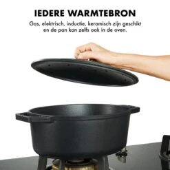 MOA Gietijzeren Braadpan - Inhoud 4,7 Liter - 29CM - Ovaal - Alle Warmtebronnen - Ook Voor Inductie - Gewicht 5,7 Kg - Zwart - C29B 9 MOA Gietijzeren Braadpan - Inhoud 4,7 Liter - 29CM - Ovaal - Alle Warmtebronnen - Ook Voor Inductie - Gewicht 5,7 Kg - Zwart - C29B -Eersteklas Kookgereiwinkel 1200x1200 968