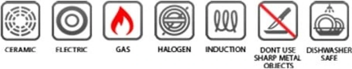 Royalty Line Pannenkoekenpan - Antiaanbaklaag - 24 Cm 4 Royalty Line Pannenkoekenpan - Antiaanbaklaag - 24 Cm - Afbeelding 2